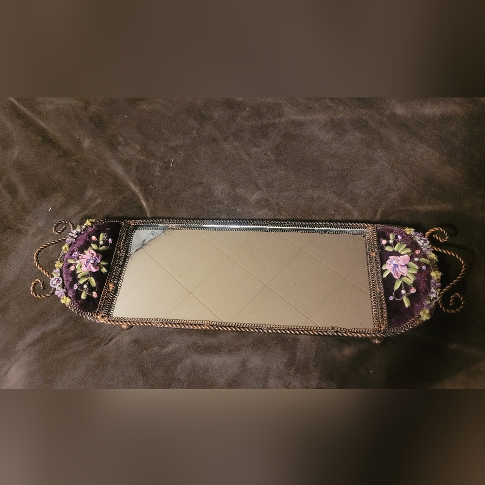 Mirror Vintage Vanity Tray